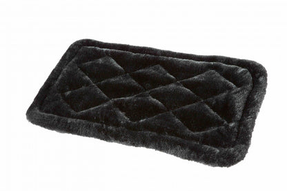 Perna de schimb neagra pentru pat caini, Soft Bed Deluxe Cushion 56 black, 43 x 38 x 2.5 cm