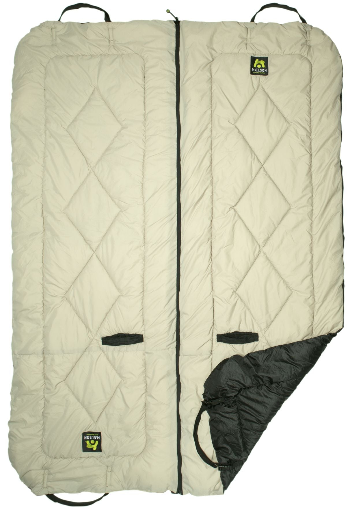 Patura de calatorie negru cu bej pentru caini si pisici, Cosy Roll 200 black/beige, 200 x 150 cm
