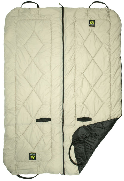 Patura de calatorie negru cu bej pentru caini si pisici, Cosy Roll 200 black/beige, 200 x 150 cm
