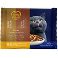 Set hrana umeda pentru pisici adulte Lovely Hunter mix pui, curcan, iepure si rata 4x85g