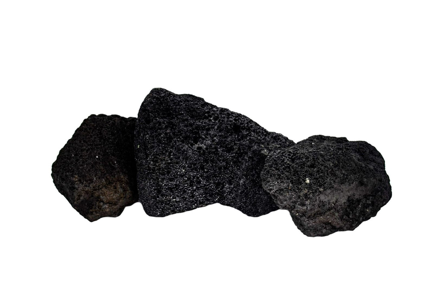 Piatra naturala decor Geler, Black Lava Stone  10-30 cm, pret/kg