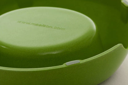 Bol verde pentru hrana caini si pisici, Biod Bowl 035 green, 20 x 20 x 7 cm, 360 ml