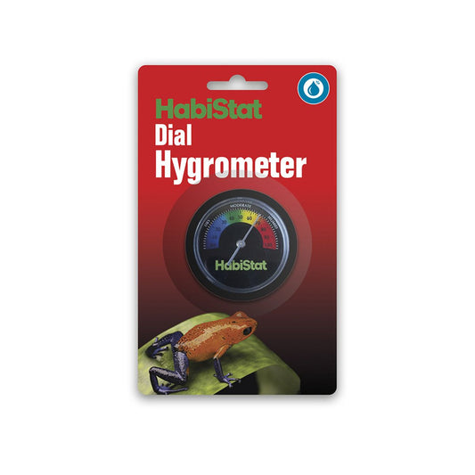 Higrometru pentru masurarea umiditatii in terarii, HabiStat Dial Hygrometer