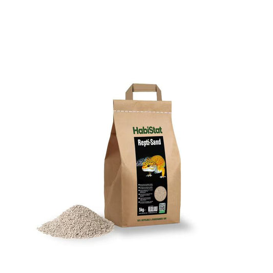 Substrat calcaros pentru specii desertice de reptile, HabiStat Repti Sand Natural, 5 kg