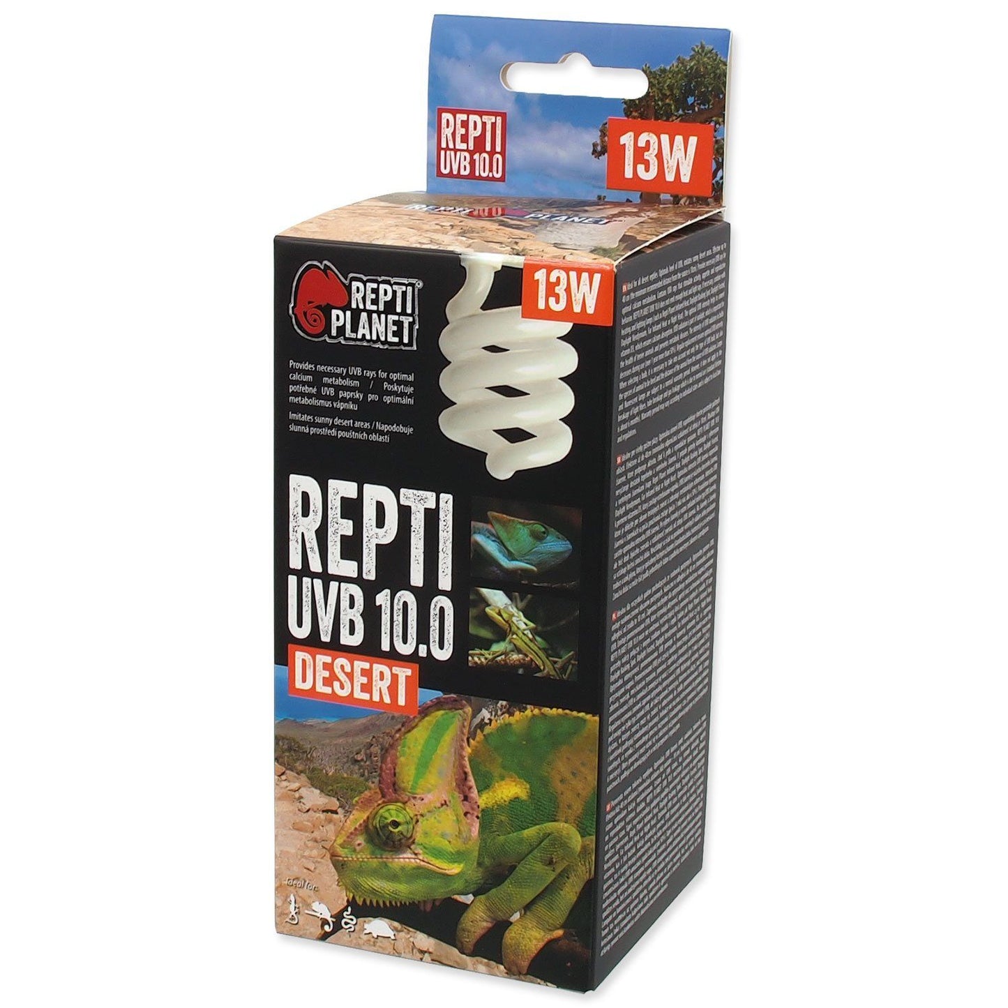 Bec cu UVB pentru reptile, Repti Planet Bulb 10.0  13W