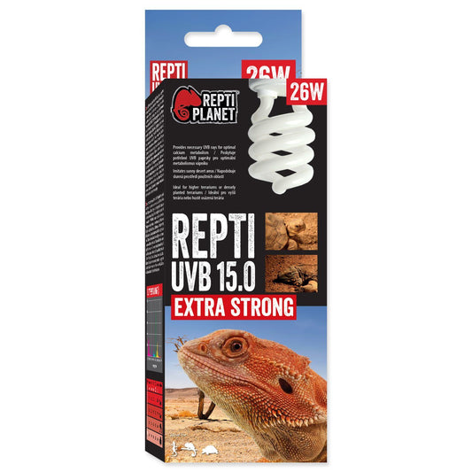 Bec cu UVB pentru reptile, Repti Planet UVB 15.0 26W