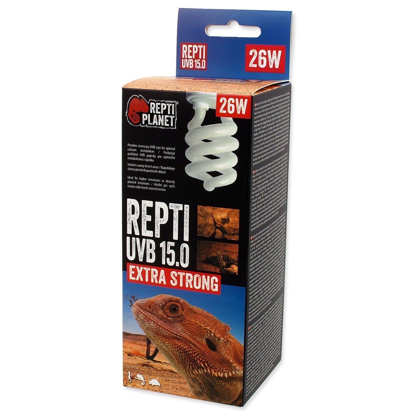Bec cu UVB pentru reptile, Repti Planet UVB 15.0 26W