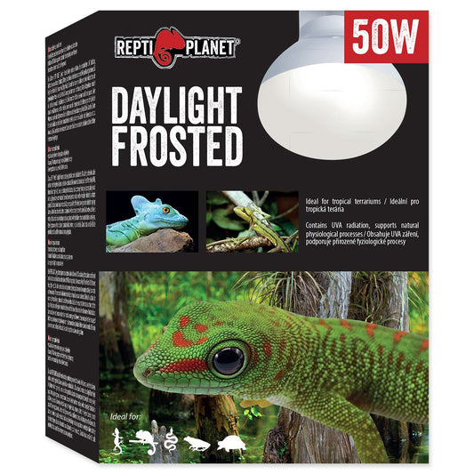 Bec de incalzire pentru reptile tropicale, Repti Planet Bulb Daylight Frosted 50W