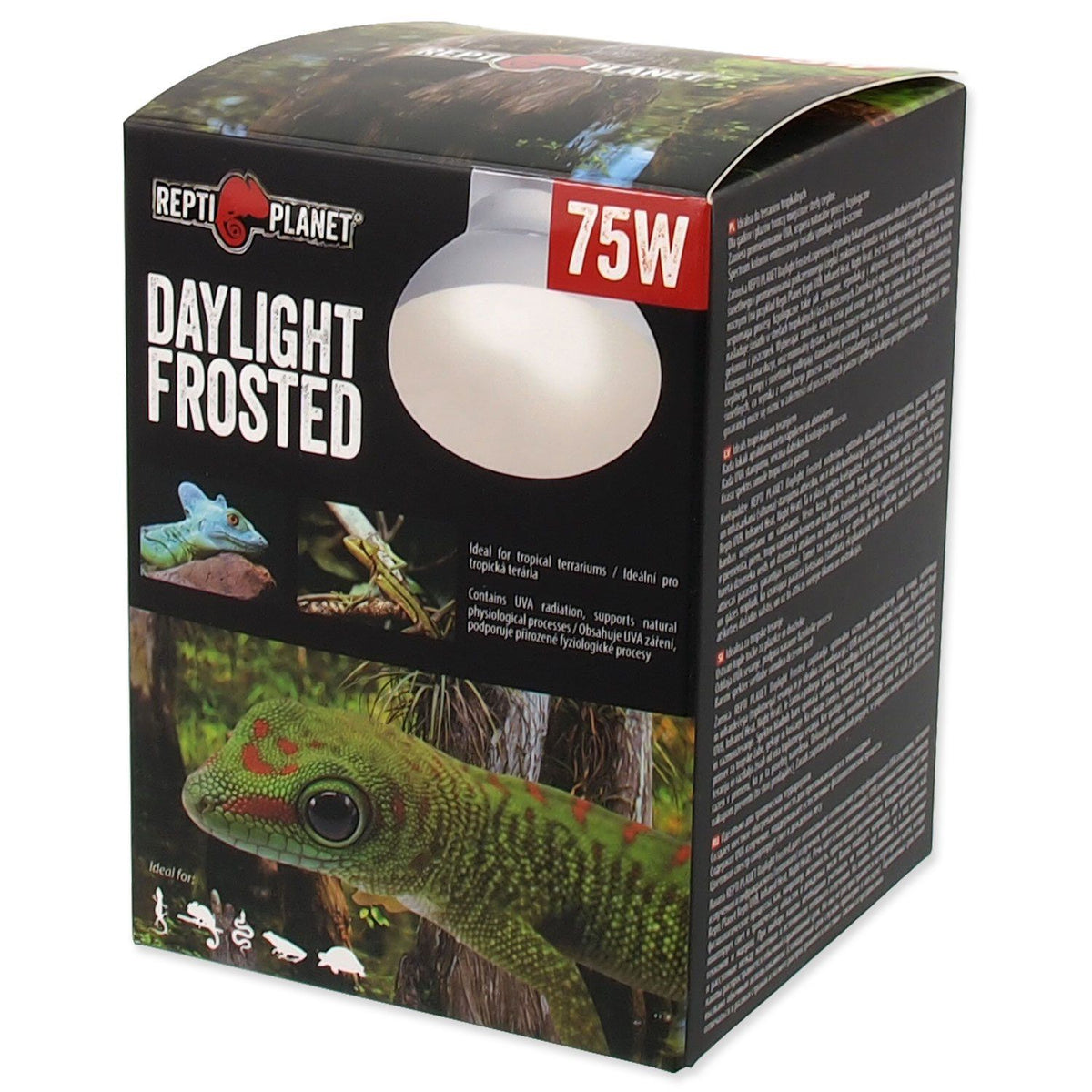 Bec de incalzire pentru reptile tropicale, Repti Planet Bulb Daylight Frosted 75W