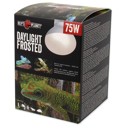 Bec de incalzire pentru reptile tropicale, Repti Planet Bulb Daylight Frosted 75W
