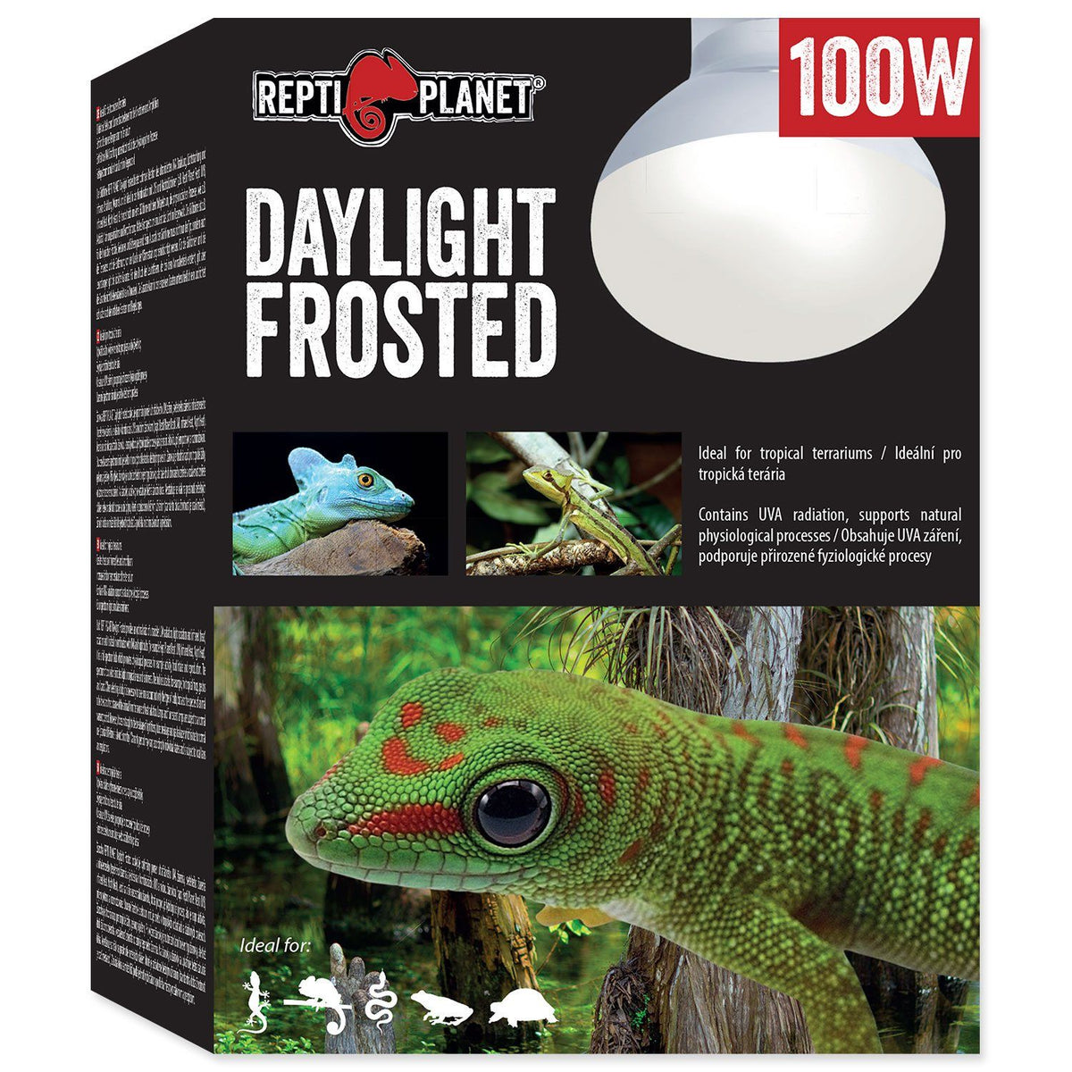 Bec de incalzire pentru reptile tropicale, Repti Planet Bulb Daylight Frosted 100W