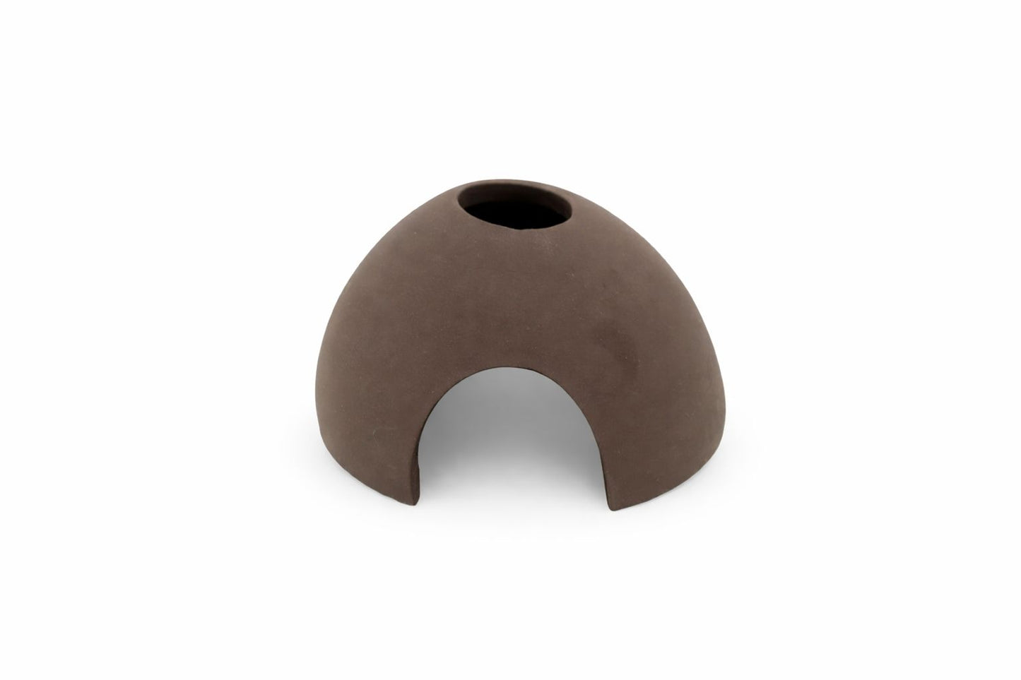 Decor ceramic acvariu Red Crane ascunzatoare tip cupola ST-201