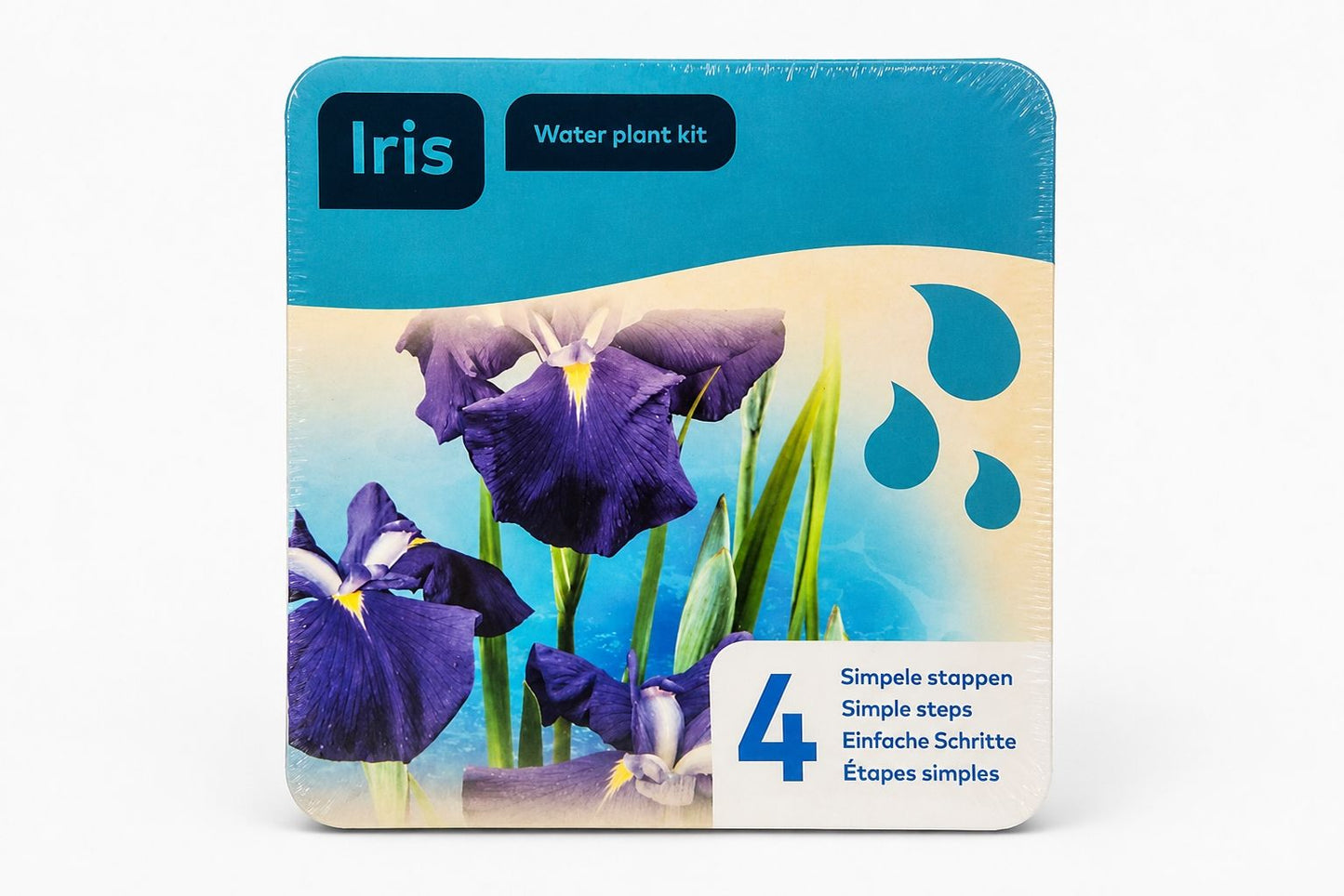 Kit complet iris albastru pentru iaz, Moerings