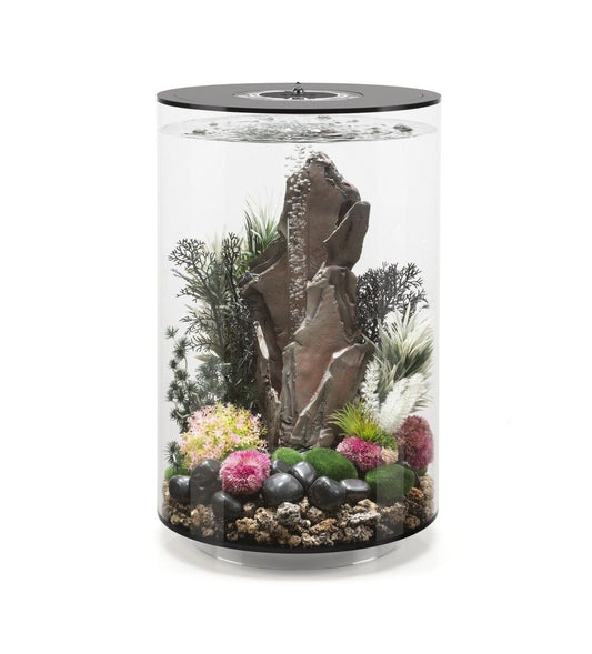 Acvariu Oase biOrb TUBE 30 LED negru, 30l, amenajat decorativ
