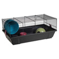 Cusca pentru hamsteri Voltrega 917 neagra cu accesorii, 50,5 x 28 x 21 cm