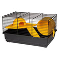 Cusca pentru hamsteri Voltrega 914 neagra cu accesorii, 39 x 25,5 x 22 cm