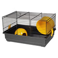 Cusca pentru hamsteri Voltrega 913 neagra cu iglu, 39 x 25,5 x 22 cm