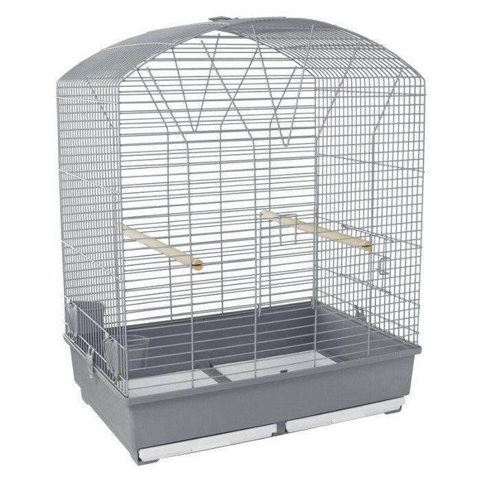 Colivie gri pentru papagali Voltrega 842, 67 x 46 x 72 cm