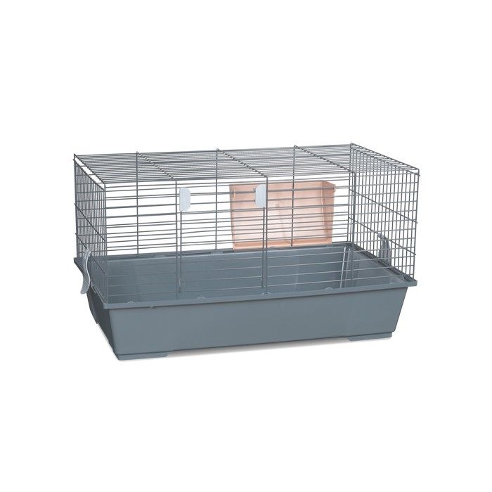 Cusca pentru iepuri Voltrega 924 gri, 70 x 38 x 40,5 cm
