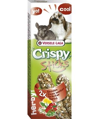 Hrana rozatoare crispy sticks ierburi fine, Versele Laga, 2 batoane, 110g