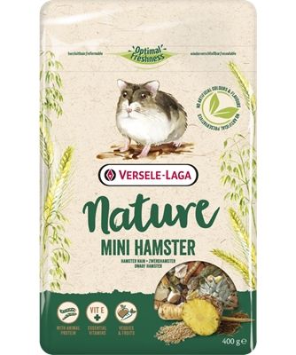 Amestec de legume, cereale si fructe pentru hamsteri pitici, Nature Mini Hamster, 400 g