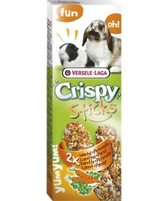 Batoane pentru veverite, Crispy Sticks Lovely, carrot and parsley, cut x 2 buc