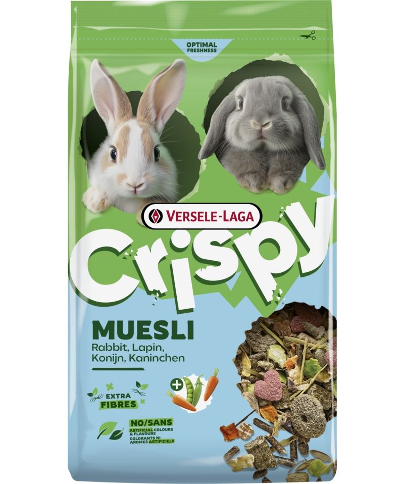Amestec crocant pentru iepuri pitici, Crispy muesli, 2.5 kg
