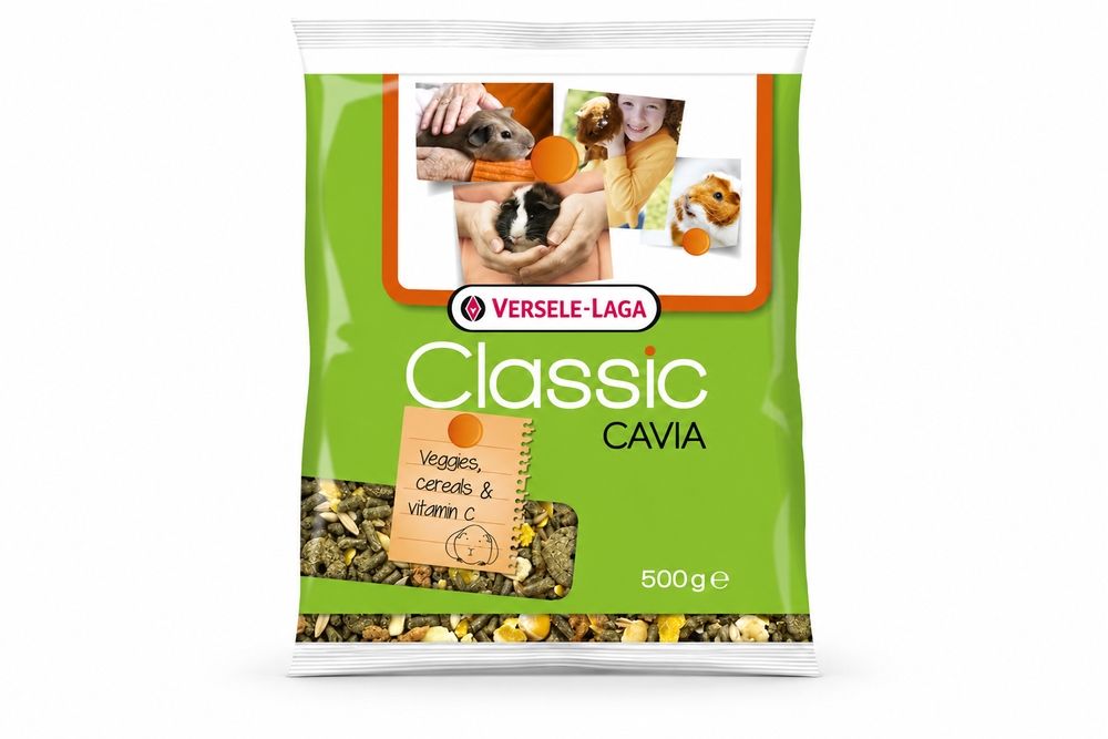 Amestec de hrana pentru porcusori de Guineea, Classic Cavia, 500 g