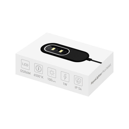 Lampa LED AquaLighter PicoTablet Neagra, 6500K