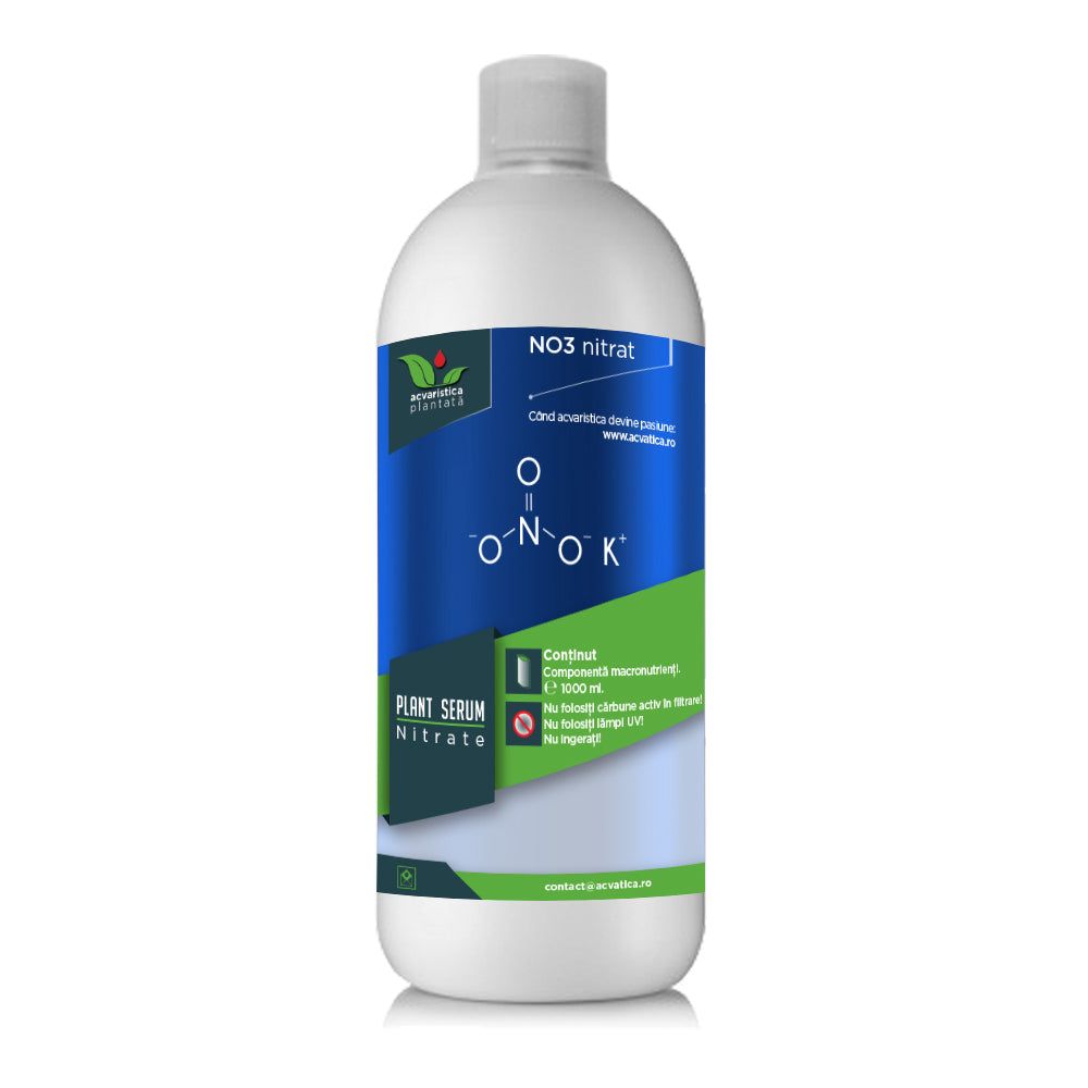 Fertilizant pentru plante acvatice pe bază de nitrat/azotat,  Plant Serum NO3, 1000 ml