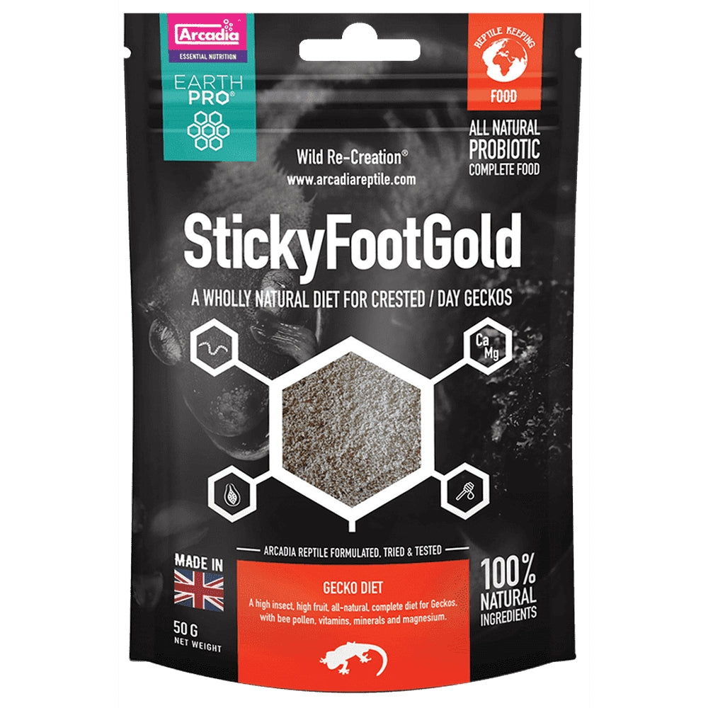 Pudră Arcadia StickyFootGold, pungă resigilabilă 50g