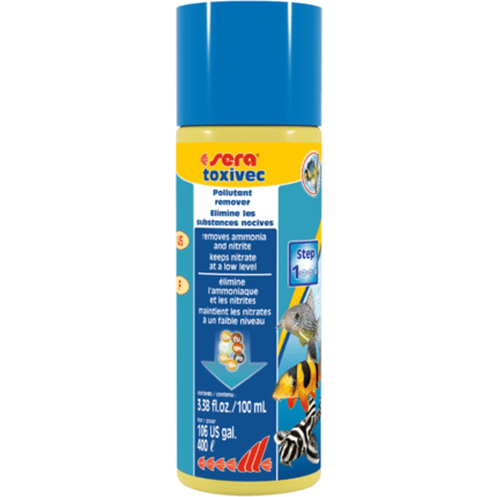 Solutie neutralizare poluanti acvariu Sera Toxivec, 50ml