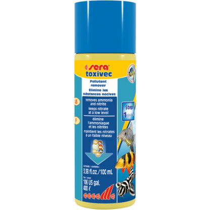 Solutie neutralizare poluanti acvariu Sera Toxivec, 50ml