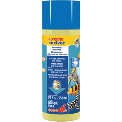 Solutie neutralizare poluanti acvariu Sera Toxivec, 50ml
