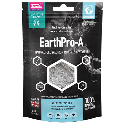 Supliment Alimentar pentru Reptile Arcadia EarthPro-A Full spectrum - 100 g