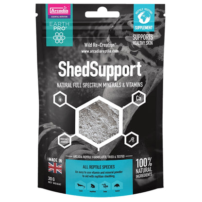 Supliment pentru naparlirea Reptilelor Arcadia EarthPro ShedSupport, punga resigilabila, 30g