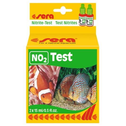 Test pentru monitorizarea nivelului de nitriți din apa dulce si marina, Sera Nitrite NO2 Test, 2x15ml