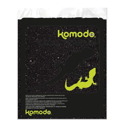 Nisip negru pentru terariu din carbonat de calciu, Komodo CaCo3 Sand, 4 kg