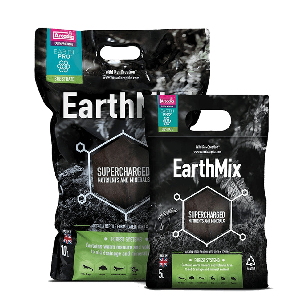 Substrat bioactiv pentru reptile, Arcadia Earth Mix - 10 L