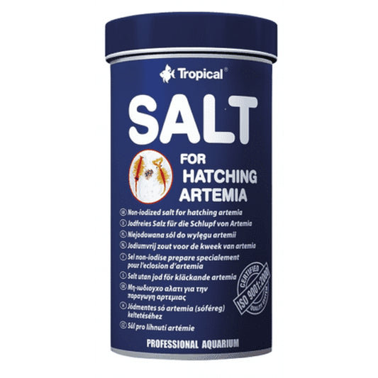 Sare pentru ecloziunea ouălor de Artemia, Tropical Salt for hatching Artemia, 300g/250ml