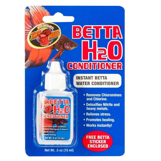 Conditioner apă pentru peștii Betta, ZooMed Betta H2O Conditioner, 15 ml