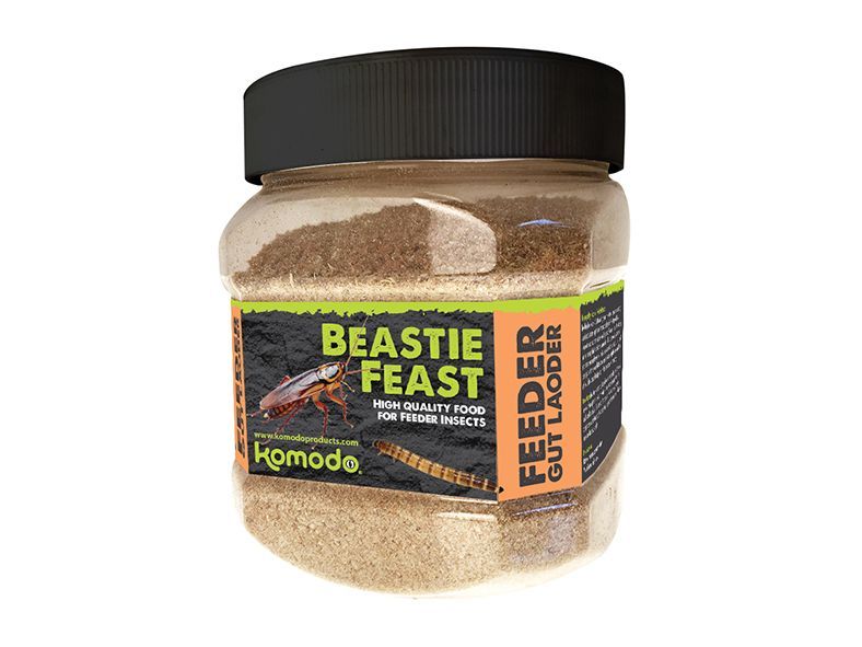 Pudra hranitoare pentru insecte, Komodo Beastie Feast, 300g