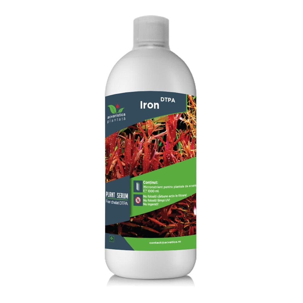 Fertilizant pe baza de fier chelat DTPA, pentru plantele de acvariu, Iron DTPA, Plant Serum 1000 ml