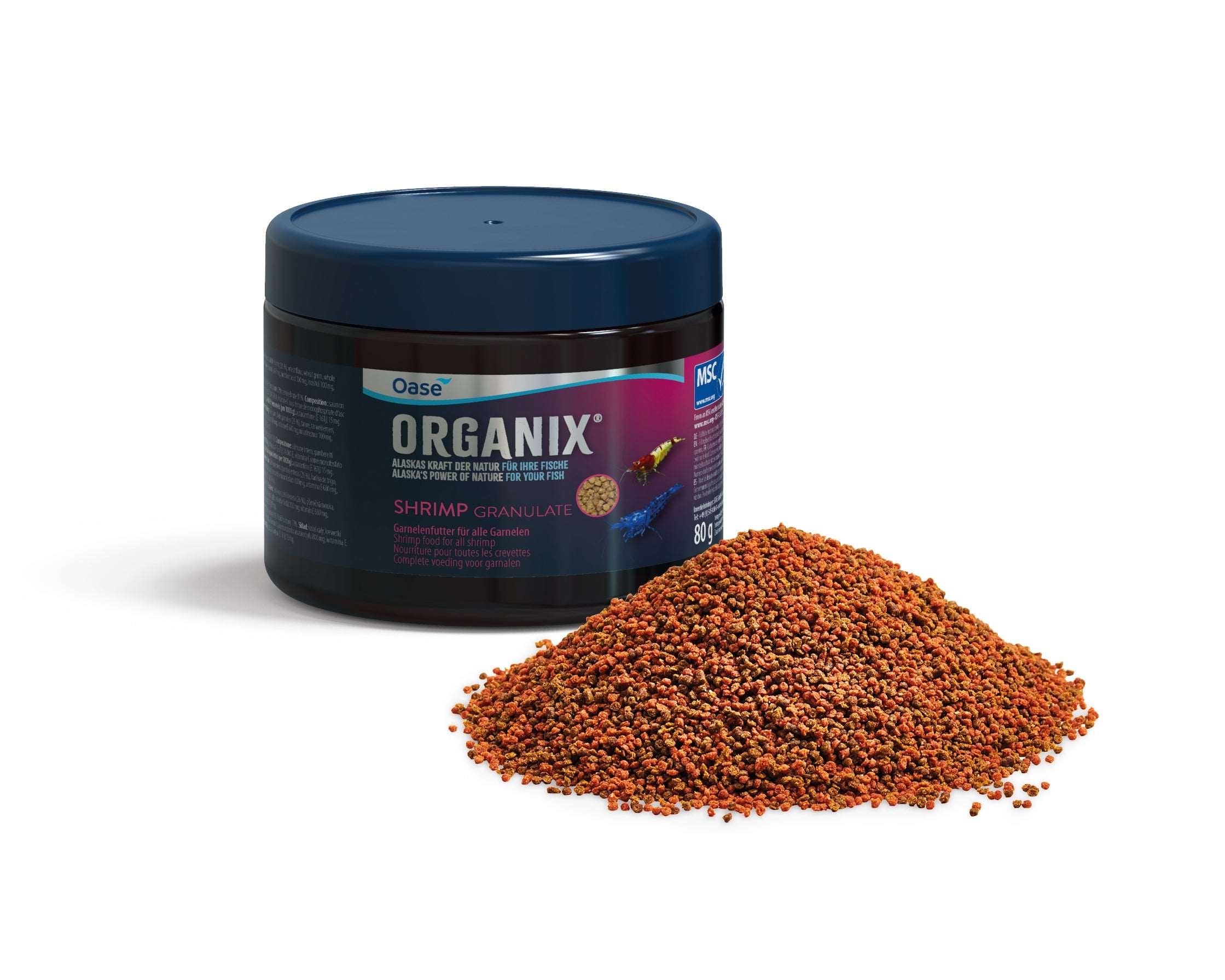 Hrana granulata pentru creveti, ORGANIX Shrimp Granulate 150 ml / 80 g