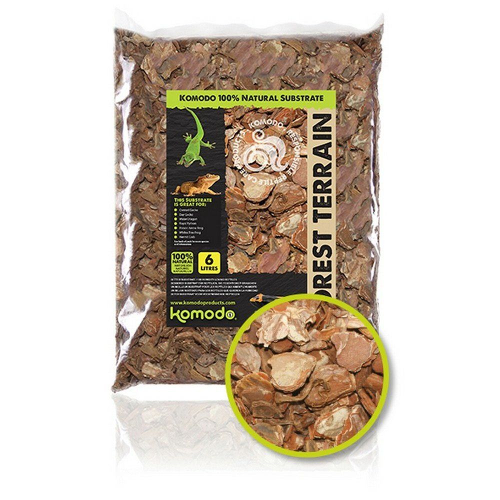 Substrat Reptile Komodo Orchid Bark Forest Terrain - 6L