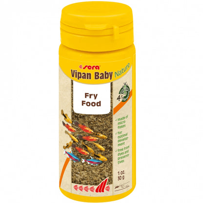 Hrana micro fulgi pentru puiet, Sera Vipan Baby Nature, 30 g/50 ml