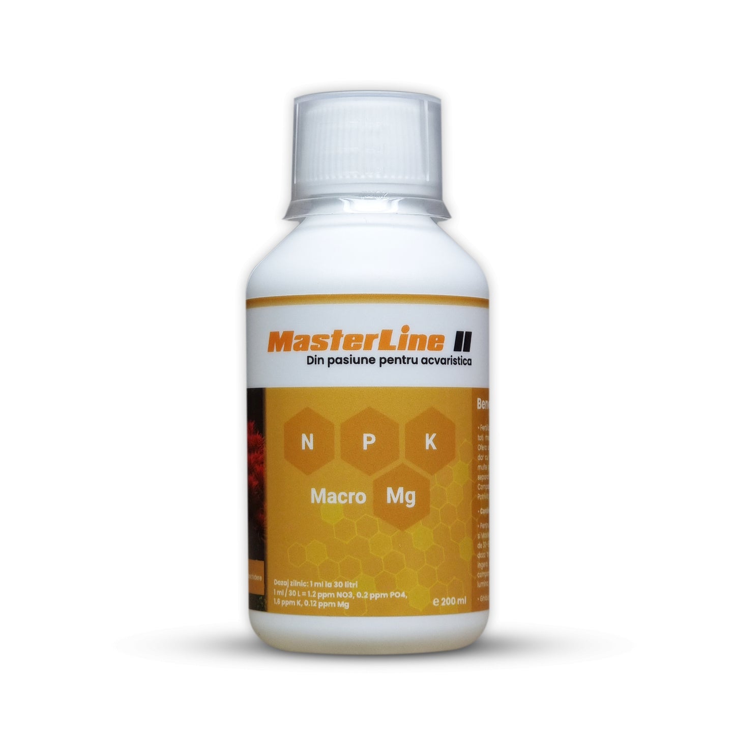 Fertilizant pentru plante acvatice, MasterLine II (macro) 200 ml