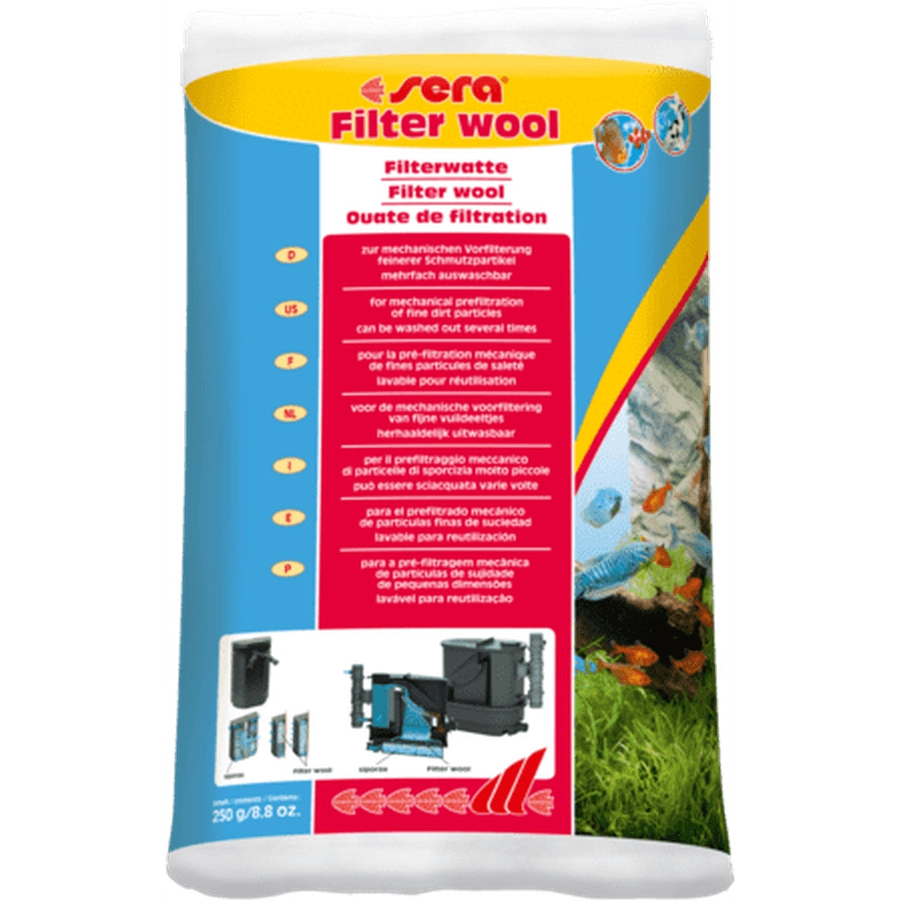 Vata de filtru pentru prefiltrarea mecanica, Sera Filter wool