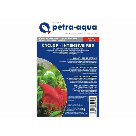 Hrana congelata pentru pesti ornamentali, CYCLOPS INTENSIVE RED, blister 100 g