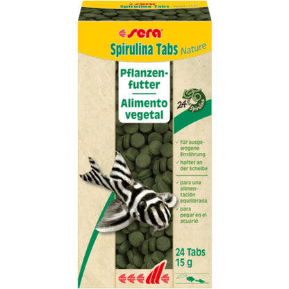 Tablete cu 24% spirulina, Sera Spirulina Tabs Nature, 24 tablete